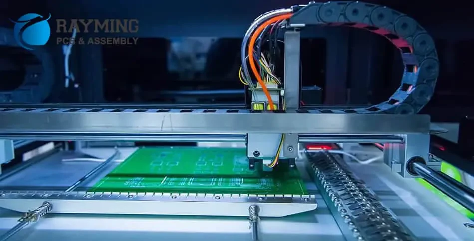 Placement equipment working over a populated circuit panel