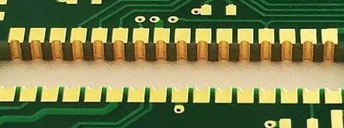 Plated castellated board edge