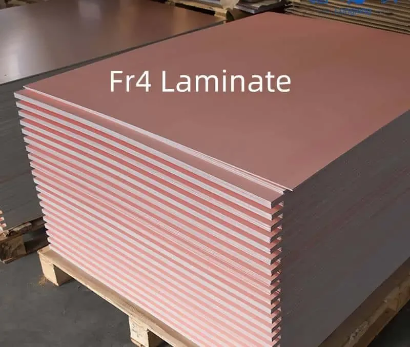 Stacked copper-clad laminate panels