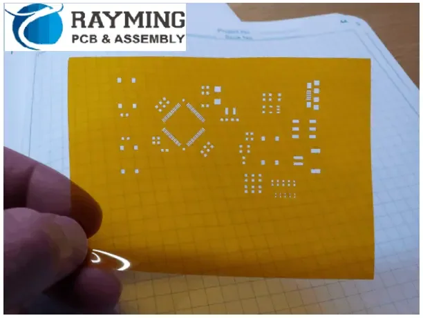Thin bare board held for visual inspection