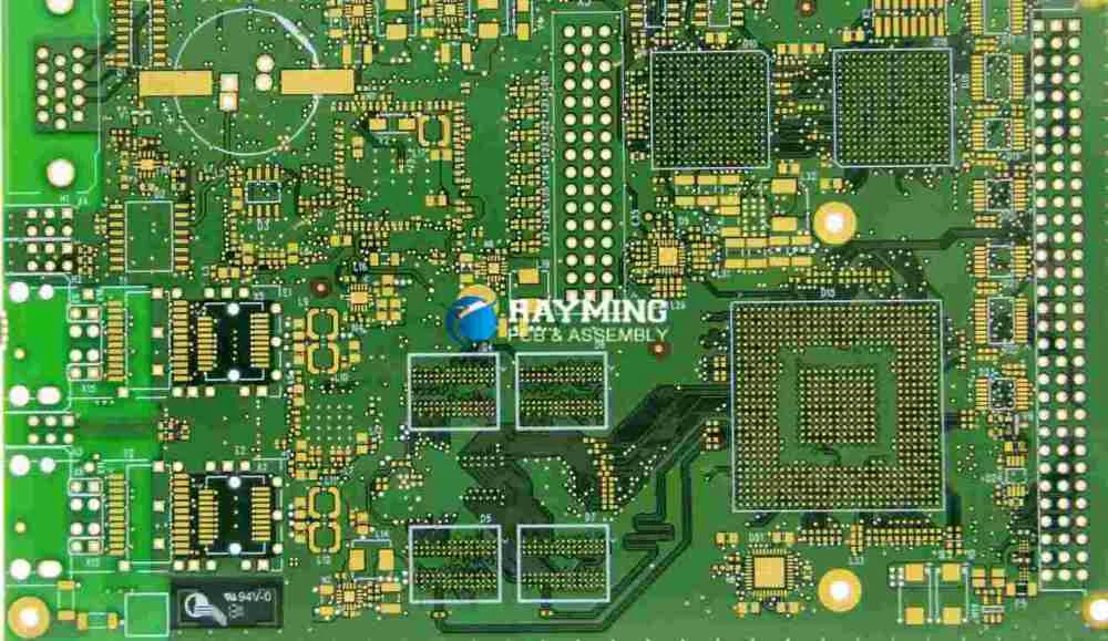 Board photo recovered from RAYPCB’s original Tg150 page; actual grade and build requirements must be documented.