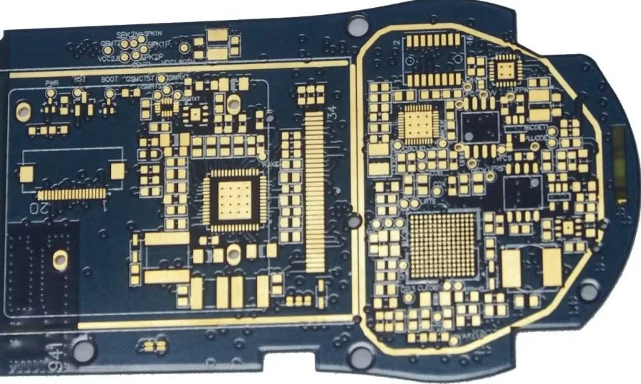 4-layer board image from the RAYPCB media library; material and acceptance records remain project-specific.