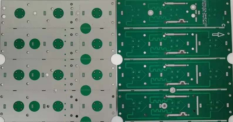 RF board photograph from the RAYPCB TSM-DS3M article. Material identity is established by the ordered specification and certificate.