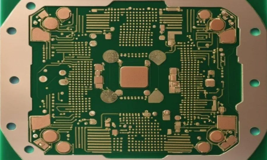 Routed circuit-board example from the metal-core product library