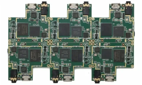 Existing RAYPCB assembled-board photograph. It illustrates a board-level deliverable, not the factory or product of a ranked company.