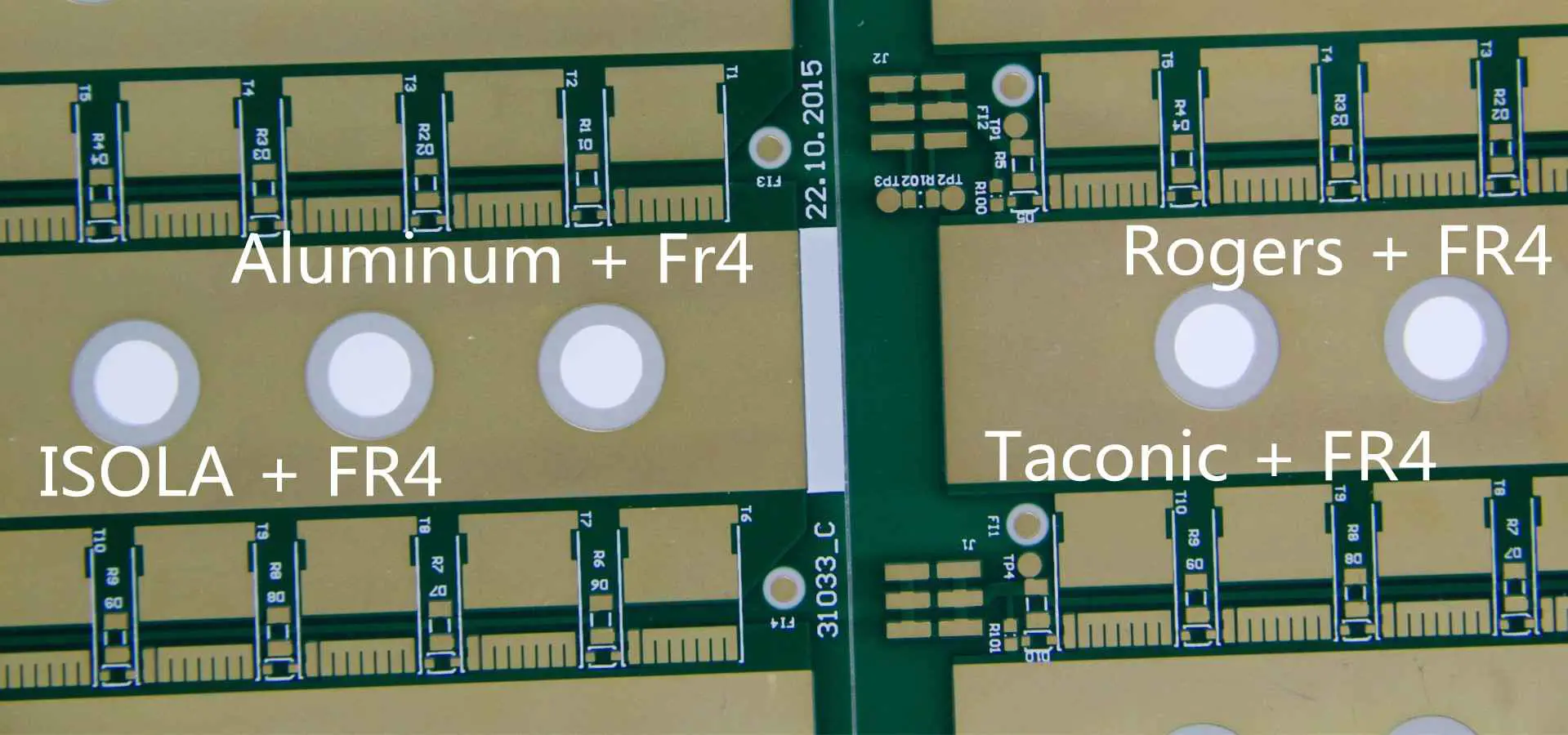ROGERS + FR4 PCB