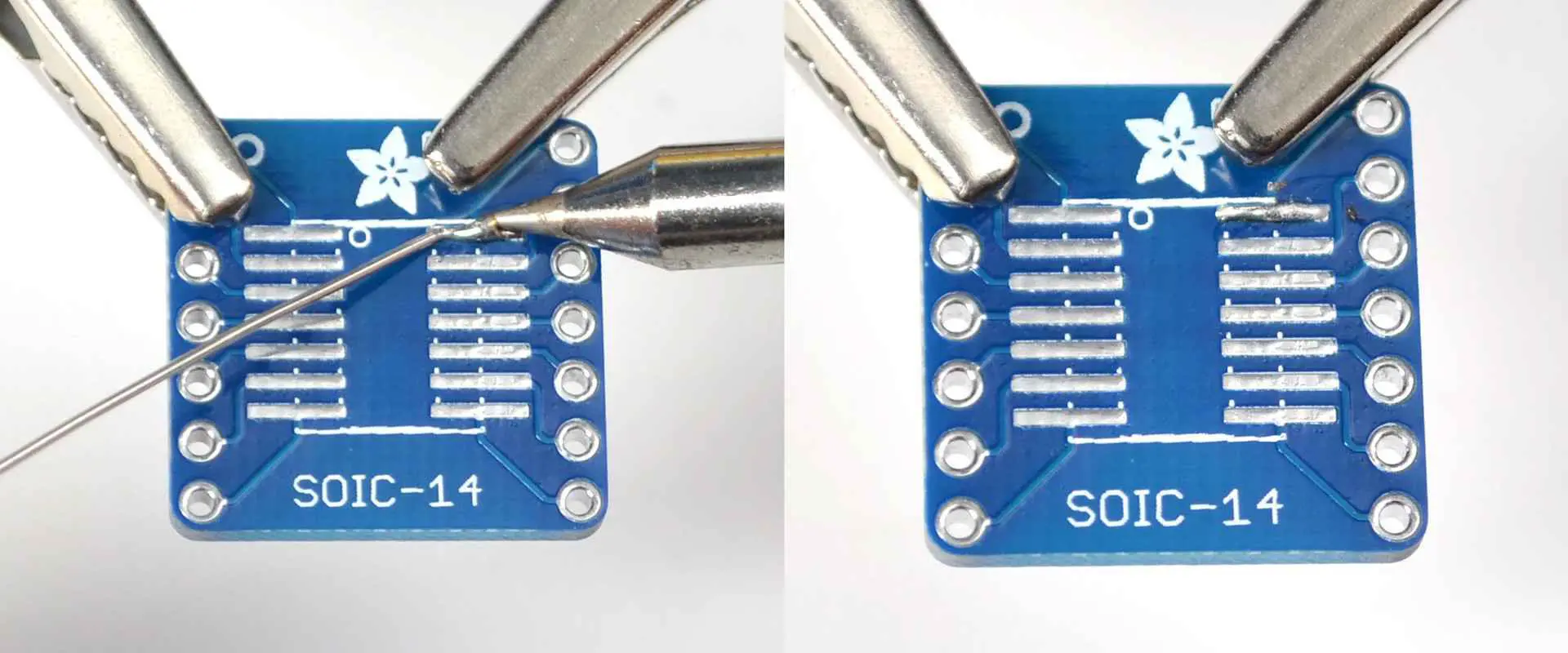 Solder the Chip Components