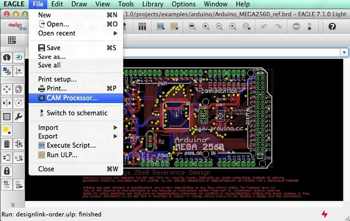 Different software have different method to generate Gerber,EAGLE