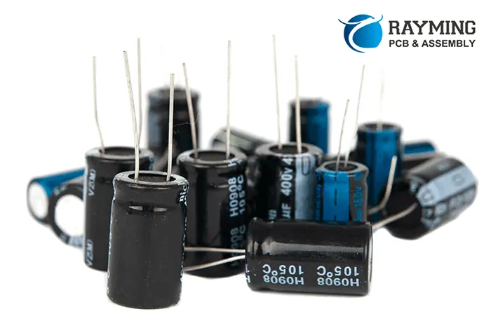 Choose a large capacitor or a small capacitor