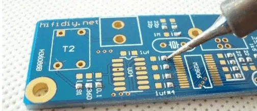 How to solder the chip components-Soldering the Chip Components