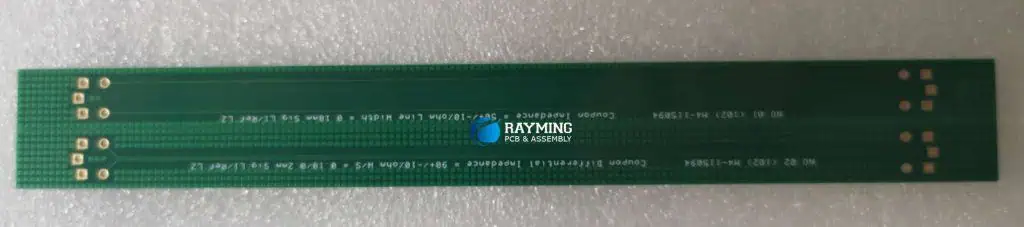 pcb impedance test coupon