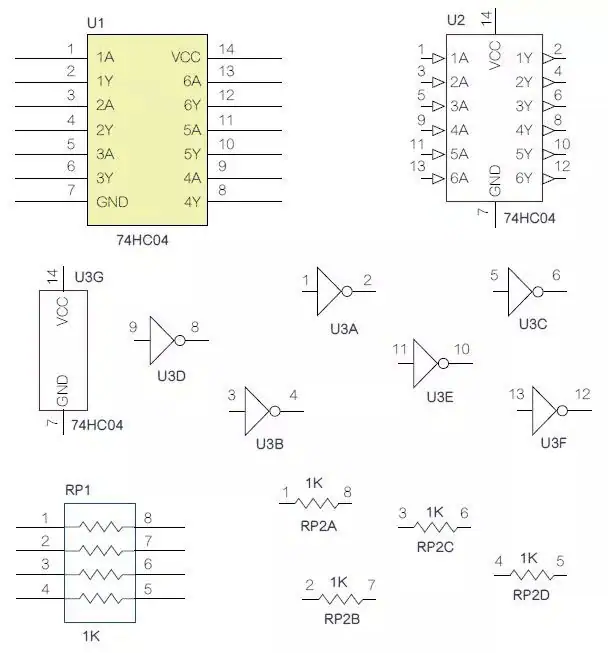 schematic symbols currently drawn