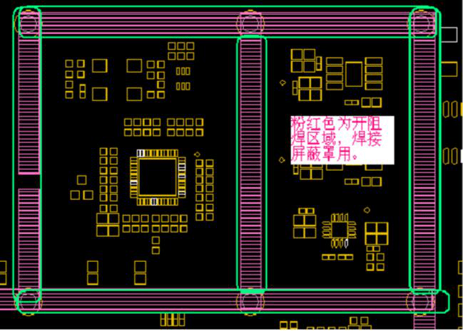 IC gold pad