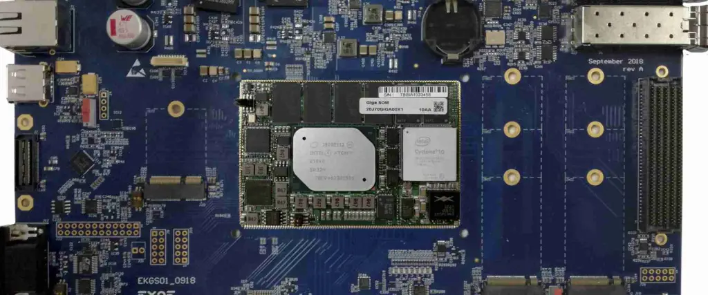 Intel Cyclone 10 FPGA board