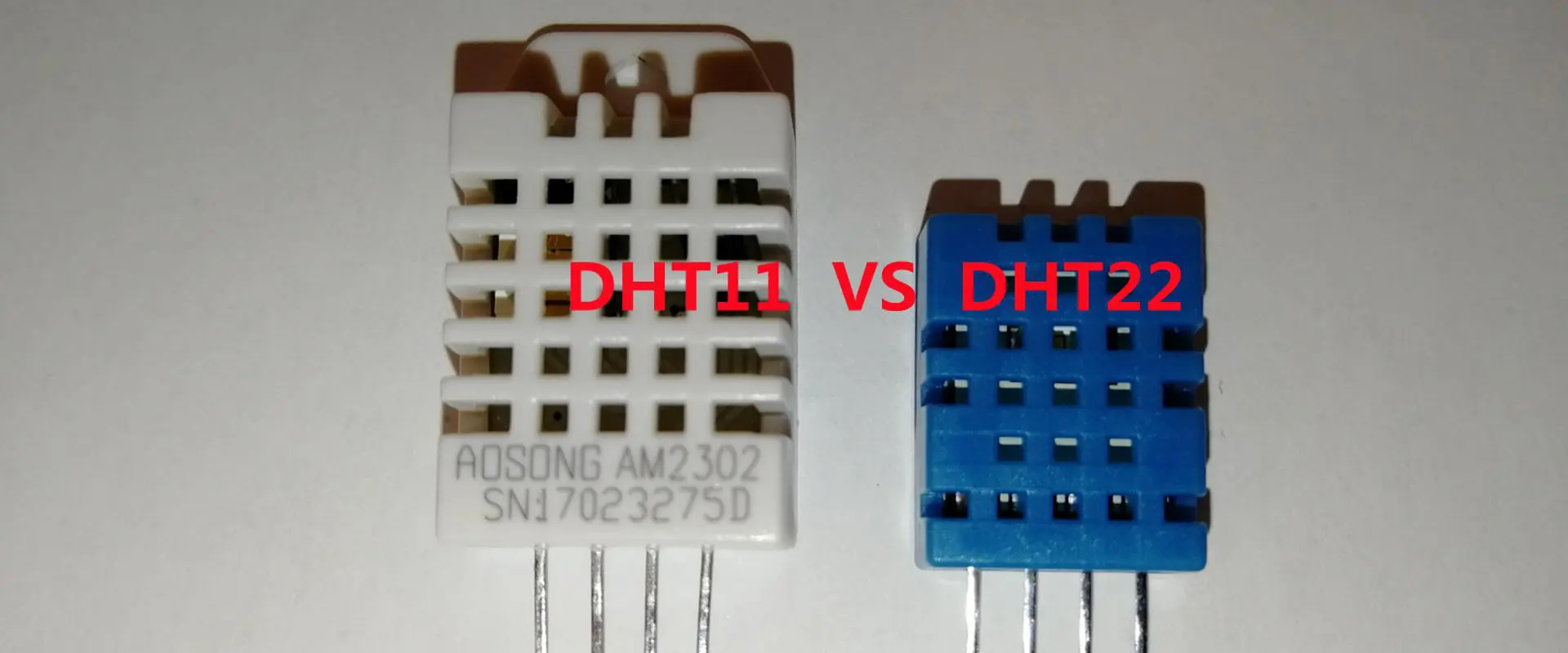 Temperature and Humidity Sensor DHT11 vs DHT22