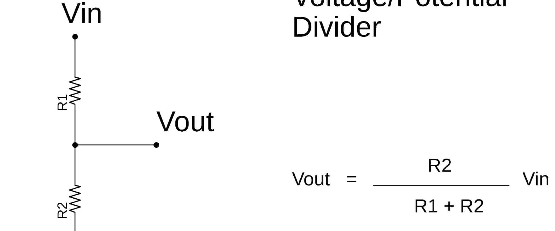 Voltage Divider Formula