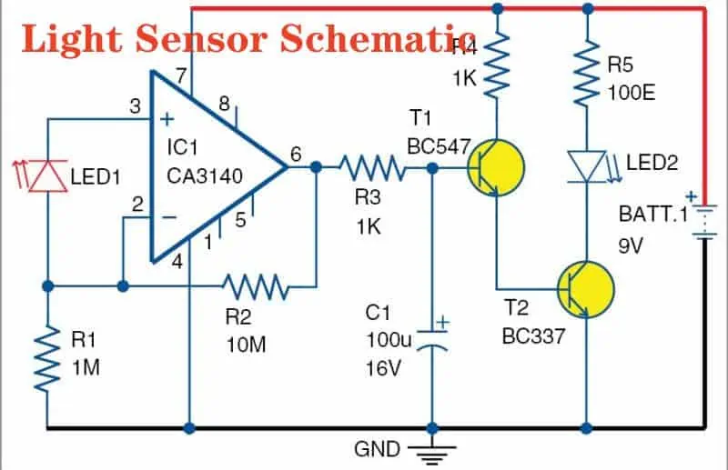 Light Sensor Schematic