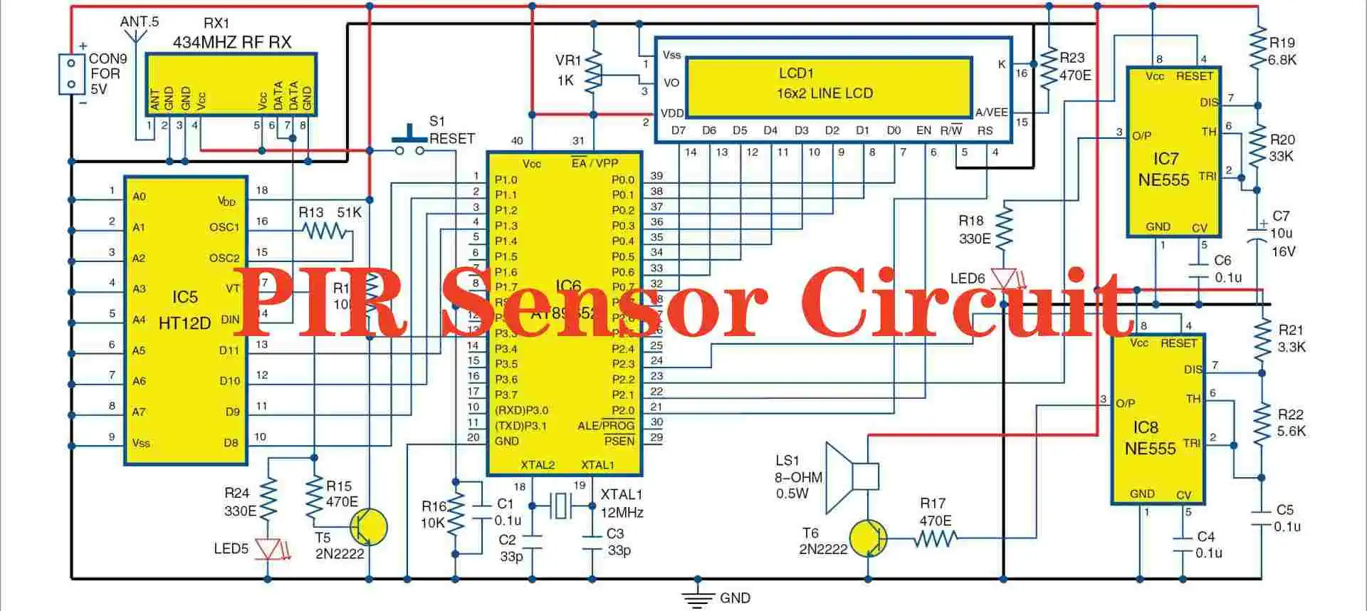 PIR Sensor Circuit
