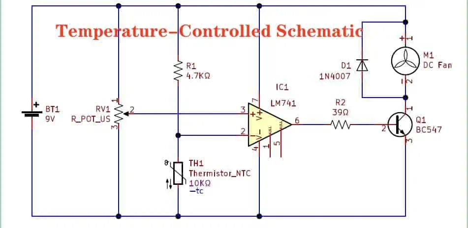 Temperature-Controlled Schematic