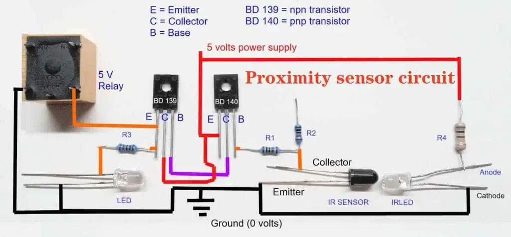 proximity sensor circuit