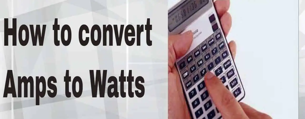 Watts to Amps Calculator