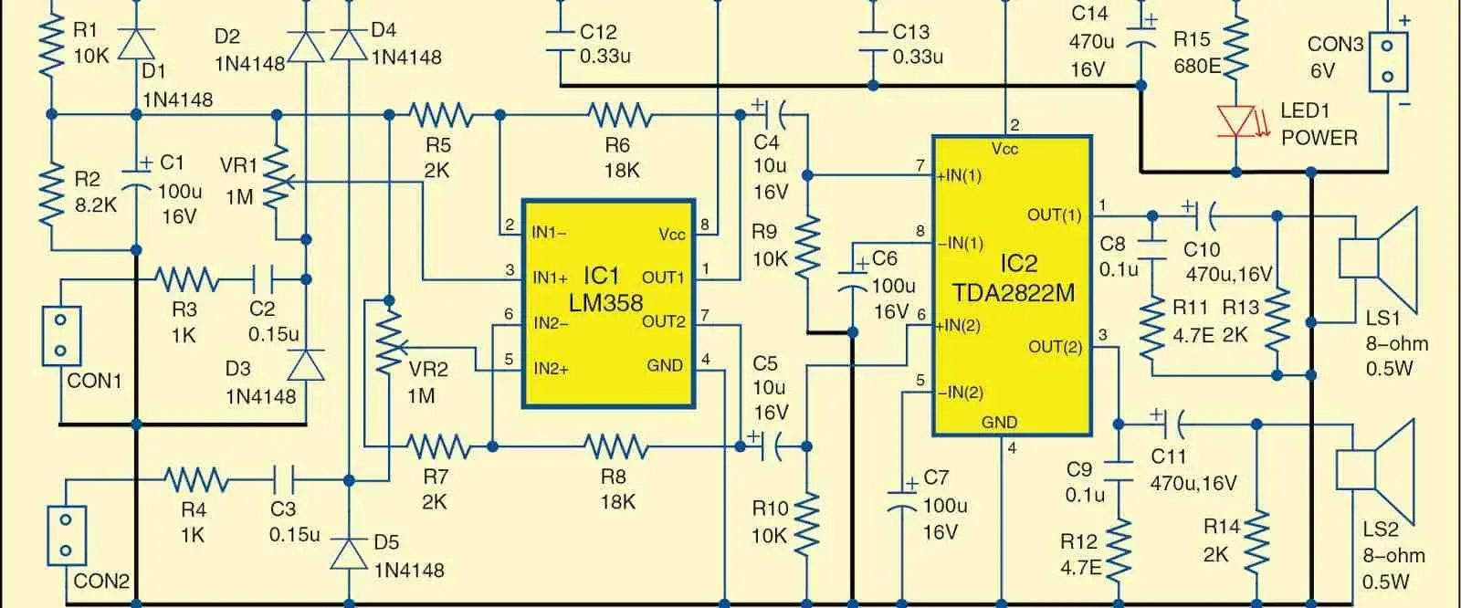 signal tracer schematic