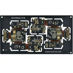 RAYMING 10 Layer 2 step HDI Rigid-Flex PCB Boards