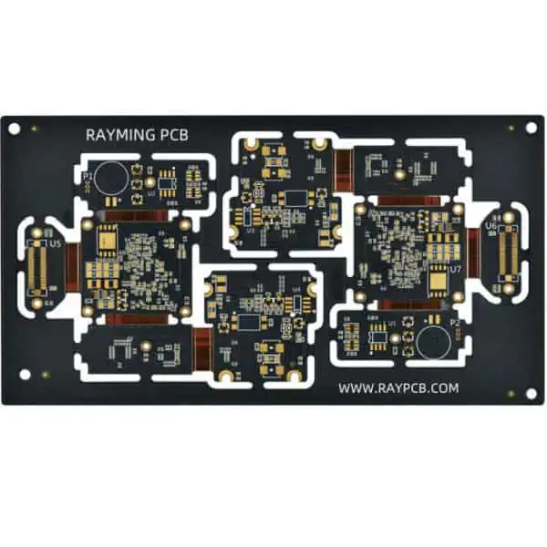 RAYMING 10 Layer 2 step HDI Rigid-Flex PCB Boards