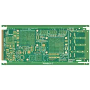 RayMing 12 Layer Isola FR408HR Segmented Gold Finger PCBs