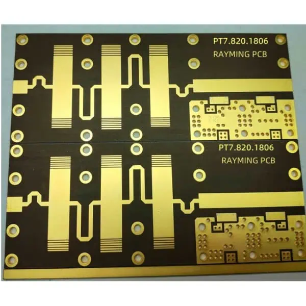RAYMING 2 Layer 1.65mm PTFE TFA-2 high-frequency PCB