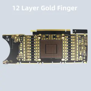 RayMing 12 Layers Gold Finger Graphics Card PCB Circuit Boards