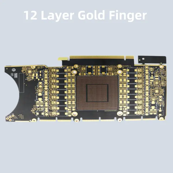 RayMing 12 Layers Gold Finger Graphics Card PCB Circuit Boards