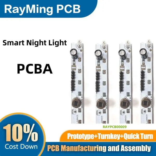 RayMing Smart Night Light PCB Manufacturing and Assembly
