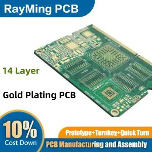 RayMing 14 Layer gold plating PCB