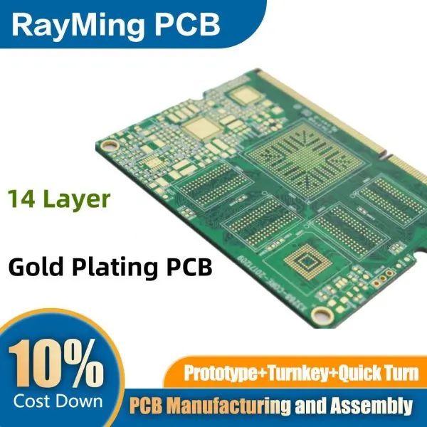 RayMing 14 Layer gold plating PCB