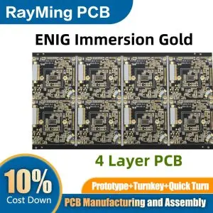 RayMing 4 Layer ENIG Immersion Gold PCB