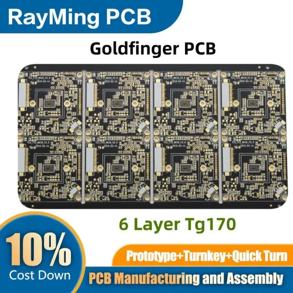 RayMing 6 Layer TG170 Goldfinger PCB