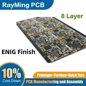 RayMing 8 Layer ENIG Finish PCB